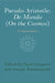 Pseudo-Aristotle: De Mundo (On the Cosmos) by Pavel Gregoric