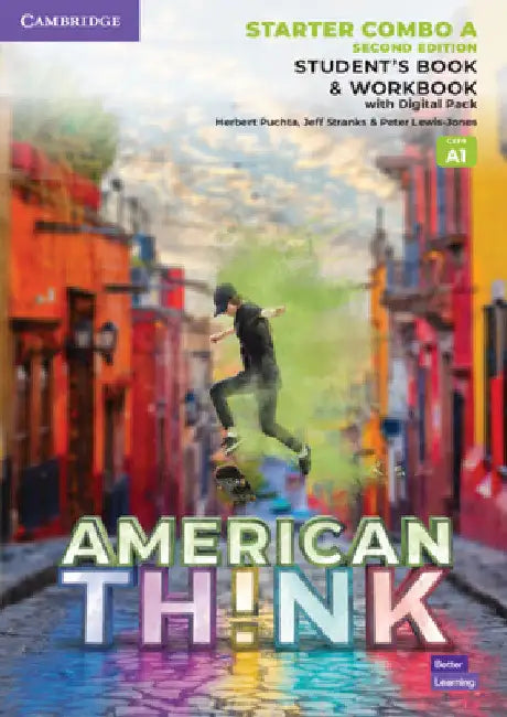Think Second Edition Starter Student's Book and Workbook with Digital Pack Combo a American English by Herbert Puchta