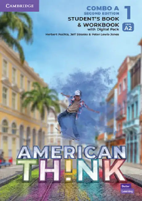 Think Level 1 Student's Book and Workbook with Digital Pack Combo a American English by Herbert Puchta