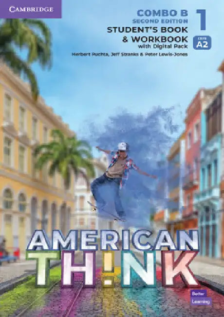 Think Level 1 Student's Book and Workbook with Digital Pack Combo B American English by Herbert Puchta