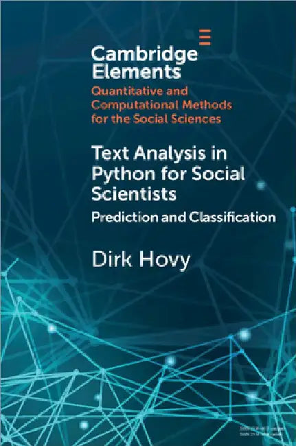 Text Analysis in Python for Social Scientists by Dirk Hovy