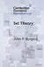 Set Theory by John P. Burgess
