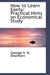 How to Learn Easily: Practical Hints on Economical Study by George V. N. Dearborn