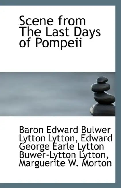 Scene From The Last Days Of Pompeii by Edward Geor Edward Bulwer Lytton Lytton
