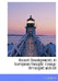 Recent Developments in European Thought; Essays Arranged and Ed by F. S. Marvin