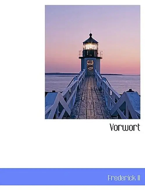 Vorwort by Frederick I