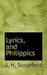 Lyrics, and Philippics by J. H. Scourfield