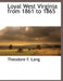 Loyal West Virginia from 1861 to 1865 by Theodore F. Lang