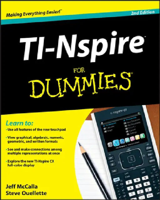 TI-Nspire for Dummies by Jeff McCalla