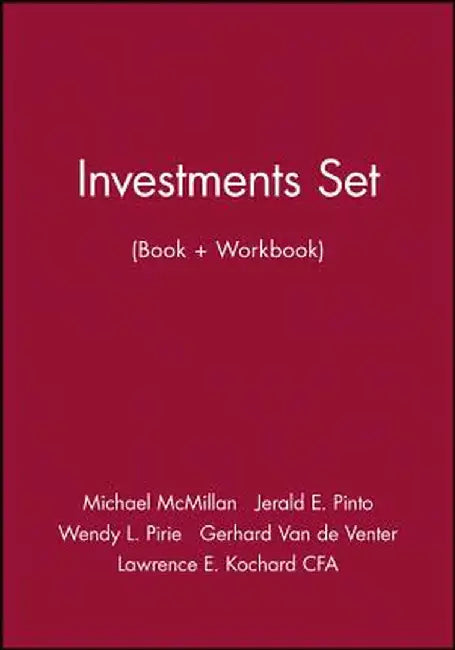 Investments Set (Book + Workbook) [With Workbook] by Michael McMillan