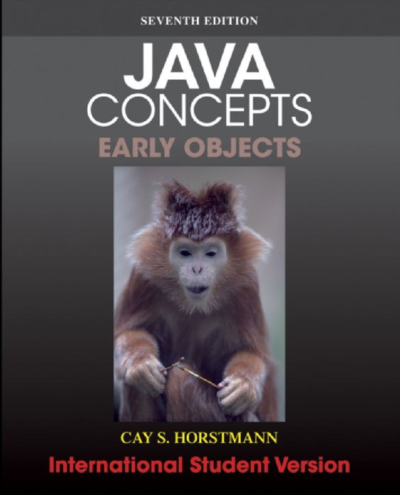 Java Concepts, International Student Version by Cay S. Horstmann
