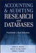 Accounting and Auditing Research and Databases: Practitioner's Desk Reference by Thomas R. Weirich
