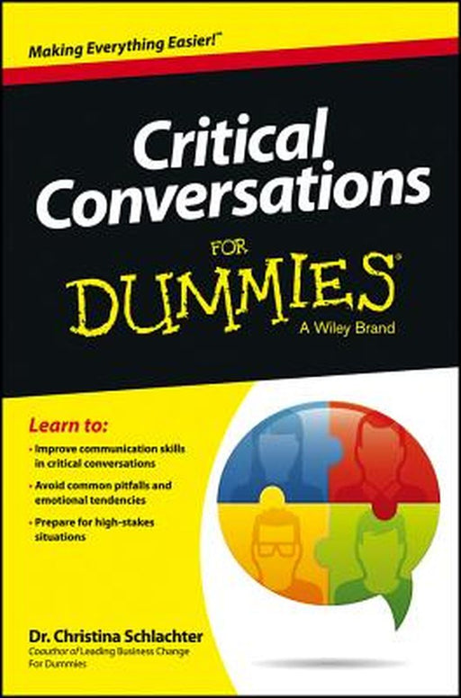 Critical Conversations for Dummies by Christina Tangora Schlachter