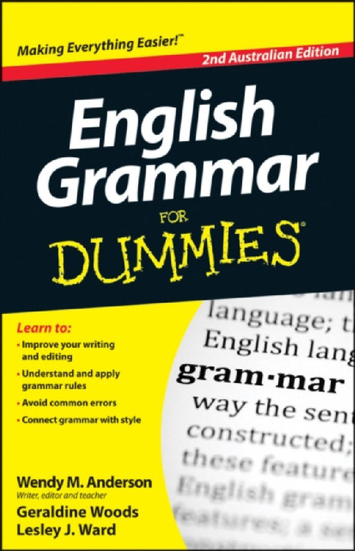 English Grammar For Dummies by Wendy M. Anderson