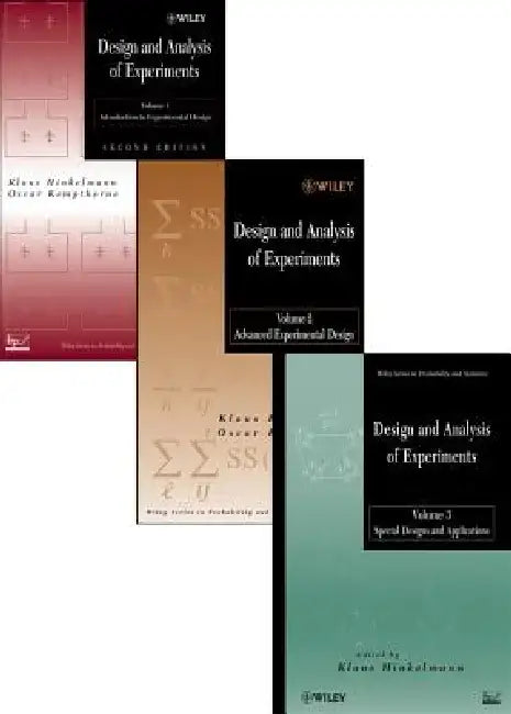 Design and Analysis of Experiments: Three Volume Set by Klaus Hinkelmann