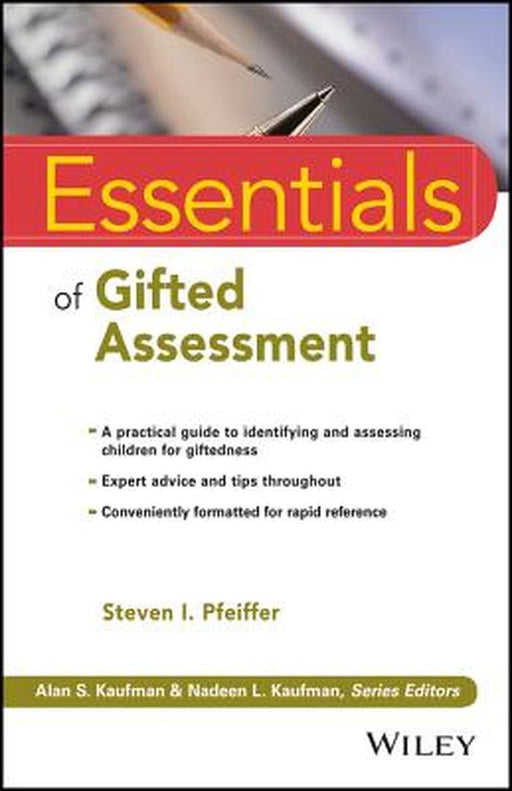 Essentials of Gifted Assessment by Steven I. Pfeiffer