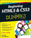 Beginning Html5 and Css3 for Dummies by Ed Tittel