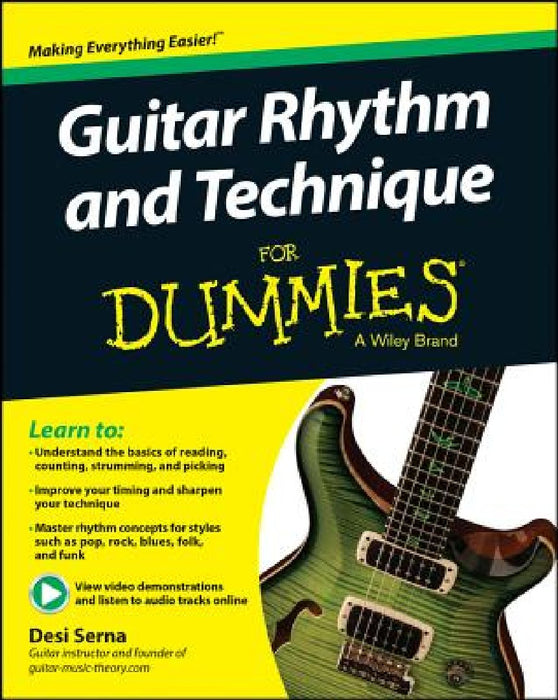 Guitar Rhythm and Technique for Dummies, Book + Online Video & Audio Instruction