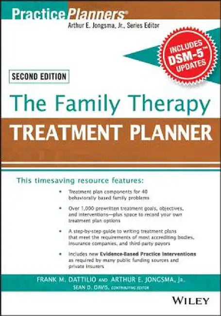 The Family Therapy Treatment Planner, with Dsm-5 Updates, 2nd Edition by Frank M. Dattilio