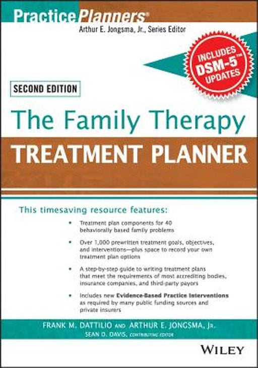 The Family Therapy Treatment Planner, with Dsm-5 Updates, 2nd Edition by Frank M. Dattilio