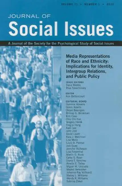 Media Representations of Race and Ethnicity: Implications for Identity, Intergroup Relations, and Public Policy by Dana Mastro