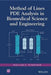 Method of Lines Pde Analysis in Biomedical Science and Engineering by William E. Schiesser