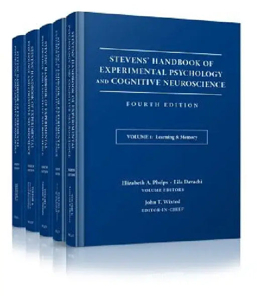 Stevens' Handbook of Experimental Psychology and Cognitive Neuroscience,, 5 Volume Set by John T. Wixted