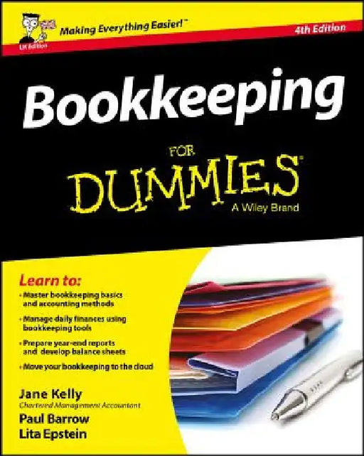 Bookkeeping for Dummies by Jane E. Kelly