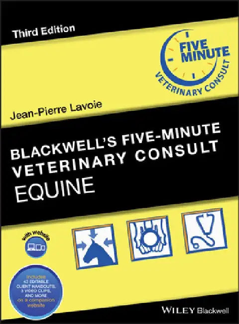 Blackwell's Five-Minute Veterinary Consult: Equine by Jean-Pierre Lavoie