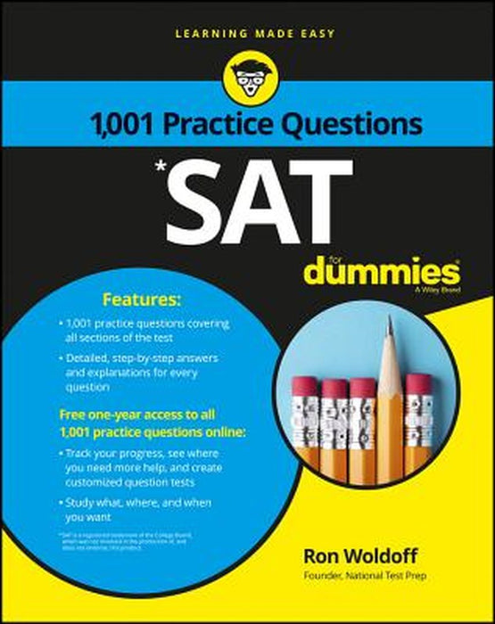 1,001 SAT Practice Problems for Dummies by Ron Woldoff