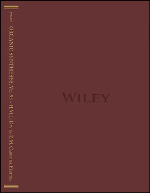 Organic Syntheses by Huw M. L. Davies