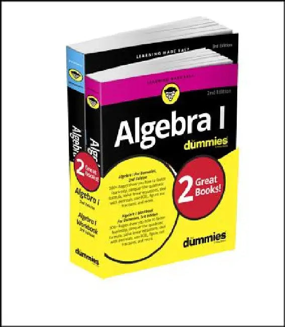 Algebra I Workbook for Dummies with Algebra I for Dummies 3e Bundle by Mary Jane Sterling