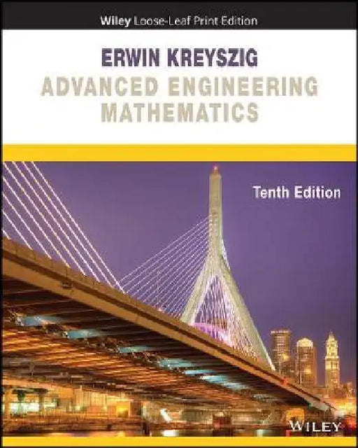 Advanced Engineering Mathematics, 10th Edition by Erwin Kreyszig