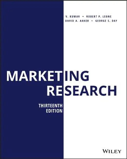 Marketing Research by V. Kumar