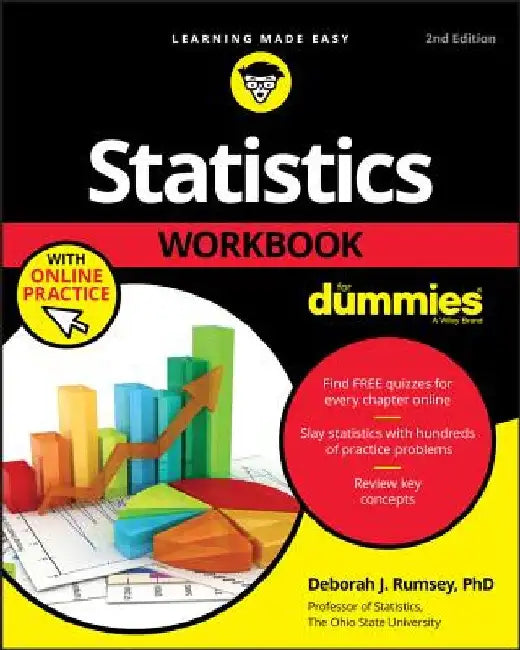 Statistics Workbook for Dummies with Online Practice by Deborah J. Rumsey
