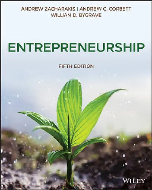 Entrepreneurship by Zacharakis