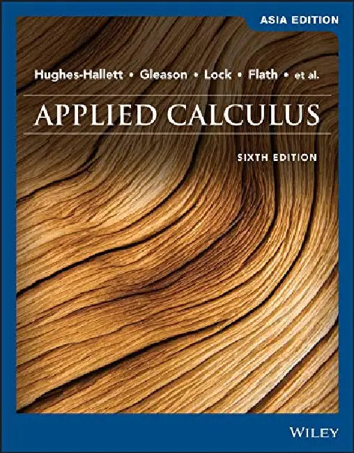 Applied Calculus by Deborah Hughes-Hallett