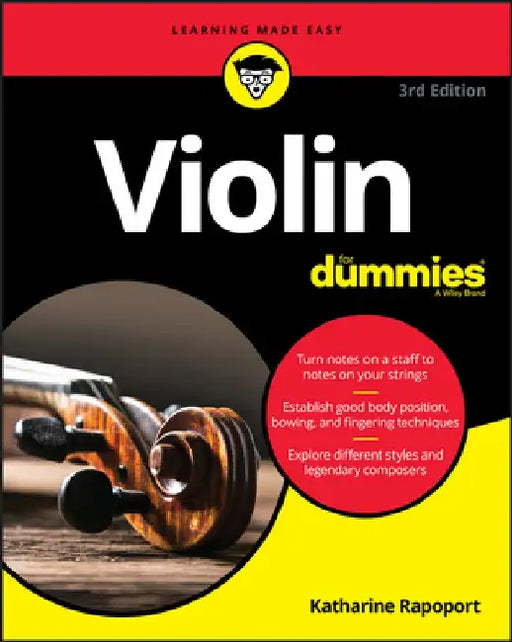 Violin for Dummies, Book + Online Video and Audio Instruction by Katharine Rapoport