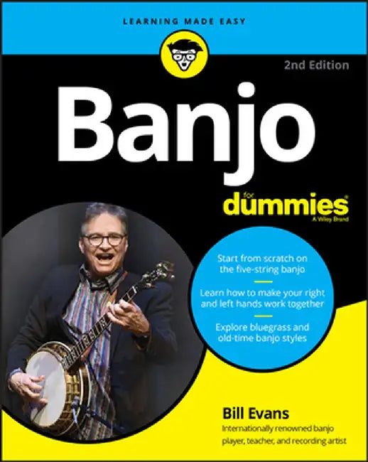 Banjo for Dummies, Book + Online Video and Audio Instruction by Bill Evans
