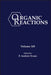 Organic Reactions, Volume 105 by P. Andrew Evans