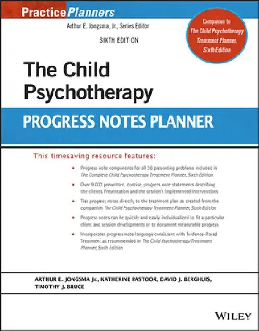 The Child Psychotherapy Treatment Planner by Arthur E. Jongsma
