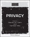 Privacy by Carissa Veliz