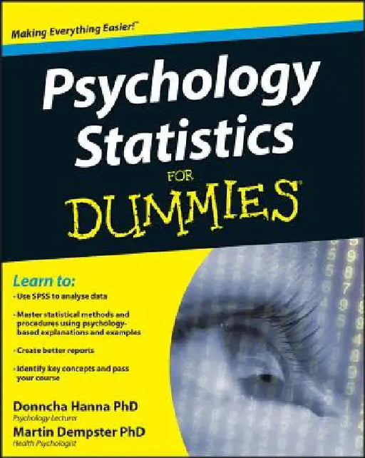 Psychology Statistics for Dummies by Donncha Hanna