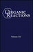 Organic Reactions, Volume 112 by P. Andrew Evans