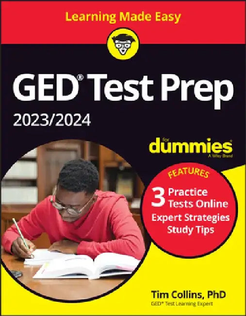 GED Test Prep 2023/2024 for Dummies with Online Practice by Tim Collins