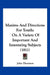 Maxims And Directions For Youth: On A Variety Of Important And Interesting Subjects (1811) by John Thornton