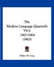 The Modern Language Quarterly V6-7: 1903-1904 (1903) by Walter W. Greg