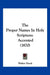 The Proper Names In Holy Scripture: Accented (1870) by Walter Hook