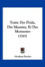 Traite Des Poids, Des Mesures, Et Des Monnoyes (1743) by Abraham Ruchat