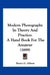 Modern Photography In Theory And Practice: A Hand Book For The Amateur (1899) by Henry G. Abbott